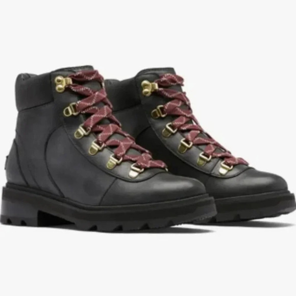 SOREL Lennox Waterproof Hiker Boot In Black.  Sz: 9 - Picture 1 of 13